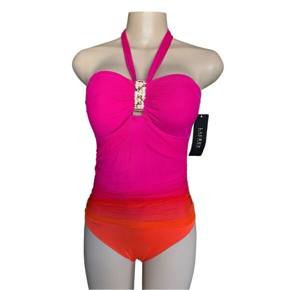 NWT- Ralf Lauren One piece Swimsuit - Picture 3 of 11